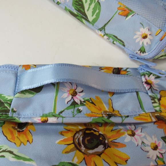 Vera Bradley Travel Organizer Packing Cube Trio Reactive Pattern Sunflower Sky - Picture 5 of 6